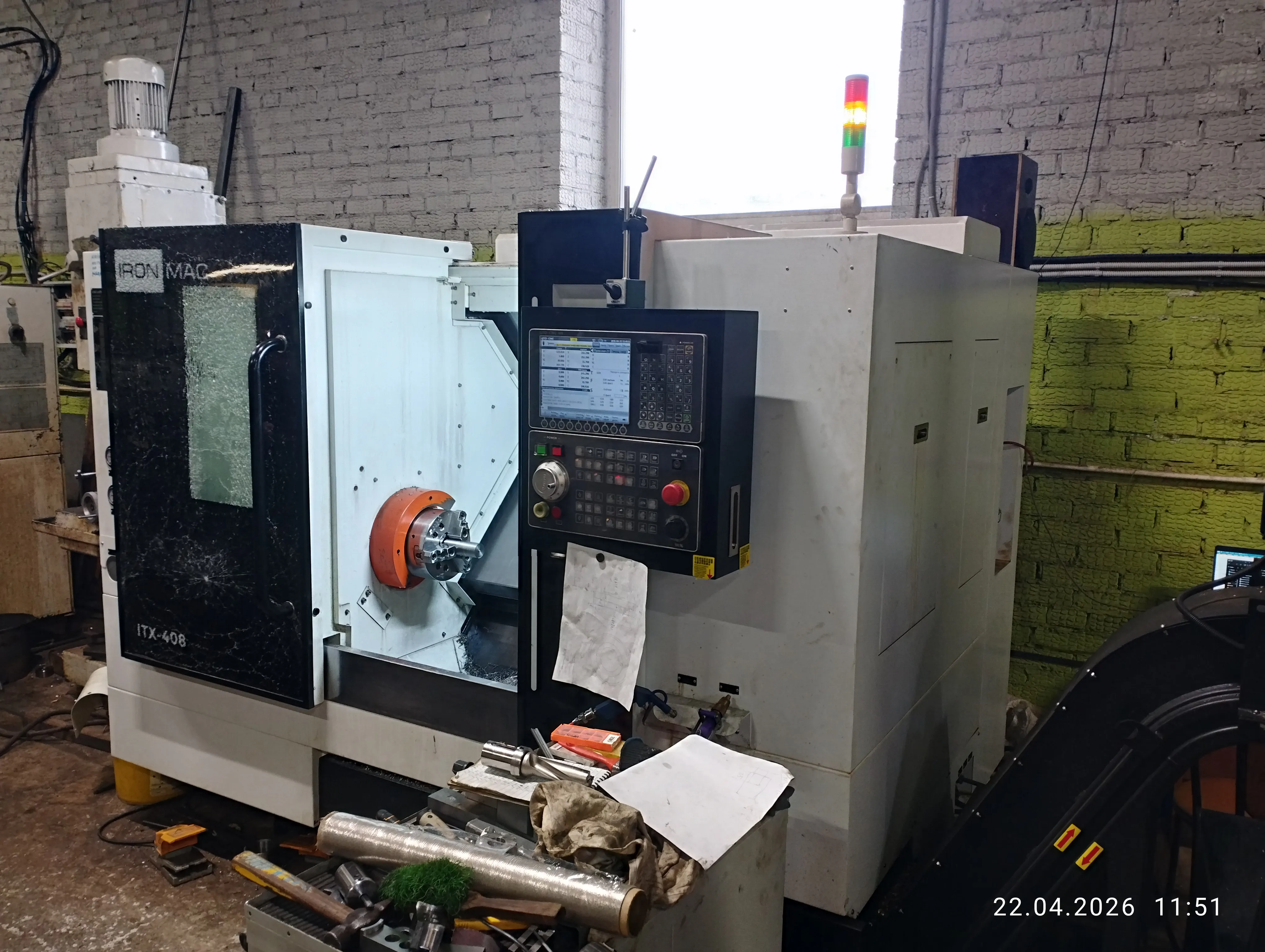 Токарный обрабатывающий центр ITX408 ЦTO CNC — фото